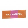Étiquette souple adhésive gaz naturel (X 10)