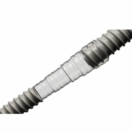 Raccord droit pour tube annelé