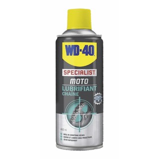 Lubrifiant chaîne pour moto conditions sèches - WD40 : 33074/46