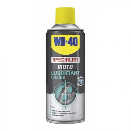 Lubrifiant chaîne pour moto conditions sèches - WD40 : 33074/46
