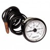 Thermomètre rond Ø 58mm, capillaire  900mm, 0/120°C