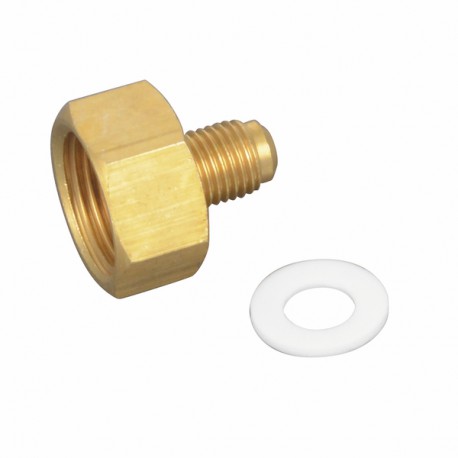 Raccord flare adaptateur M1/4"xF18/150