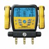 Manifold électronique 2 voies connecté Job Link® + 3 flexibles de 150mm avec vannes - FIELDPIECE : SM380V