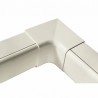 Angle intérieur goulotte condensat 25x25 blanc crème