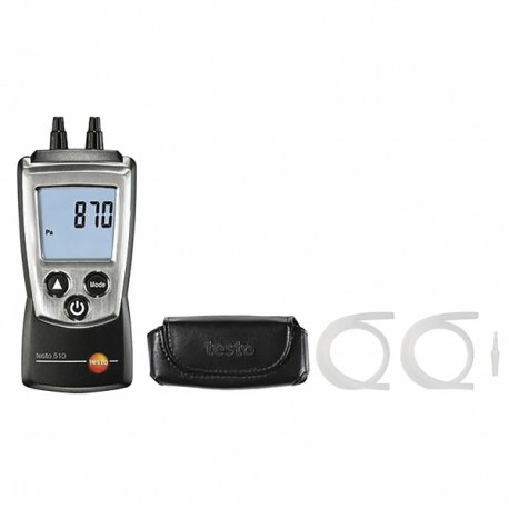 Kit Testo 510 - Manomètre gaz et tirage cheminée - TESTO : 05630510