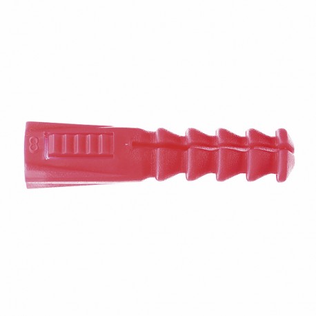 Lot de chevilles multi-matériaux R8 sans collerette rouge (X 100) - RAM : 9063