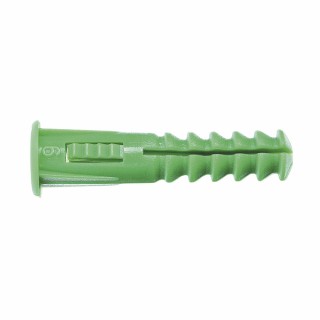 Lot de chevilles multi-matériaux RC6 avec collerette verte (X 250) - RAM : 9146