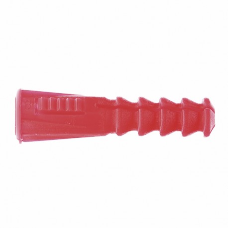 Lot de chevilles multi-matériaux RC8 avec collerette rouge (X 100) - RAM : 9148