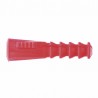 Lot de chevilles multi-matériaux RC8 avec collerette rouge (X 100) - RAM : 9148