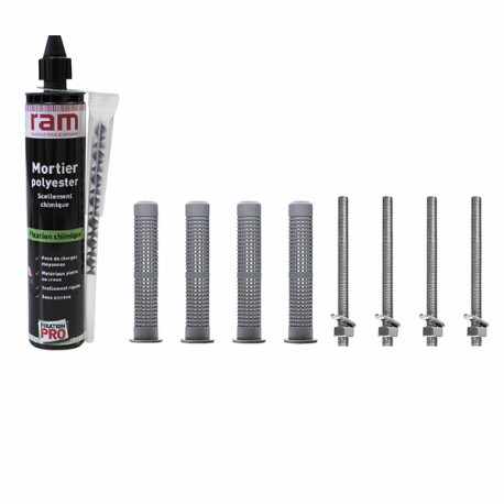 Kit scellement chimique 300ml - RAM : 63509