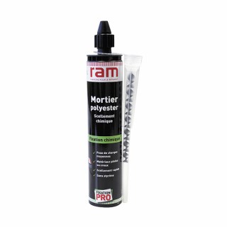Cartouche scellement chimique 300ml + canule - RAM : 63530