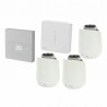 Pack Connected Home : Hub + thermostat filaire + 3 têtes thermostatiques  - SIEMENS : PACK3