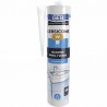 Mastic silicone sanitaire GEBSICONE W blanc 310ml - GEB : 893150