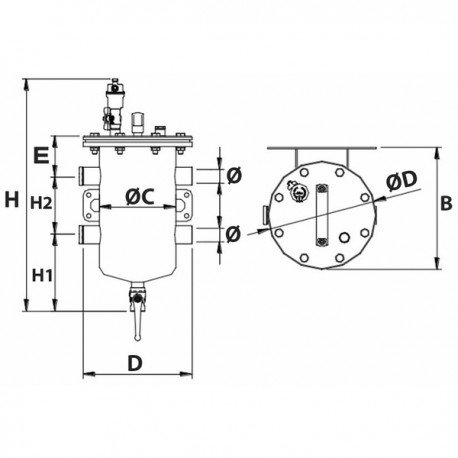 Filtre magnétique MG COMPACT F1/2" - RBM : 36020400