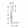 Coude de chasse - GEBERIT : 118.100.11.1