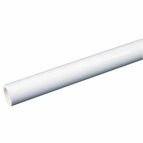 Tube rigide condensat 2m pvc blanc  (X 15)