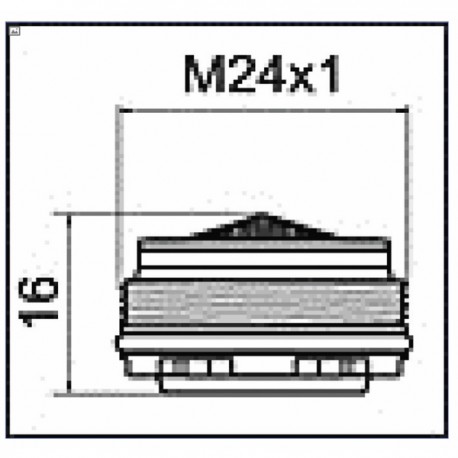 Aérateur STD/M24X1 CACHÉ CASCADE®  SLC® PCA® - NEOPERL : FLEX1207