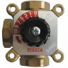 Vanne 3 voies à secteur taraudée en laiton F3/4" - E.R.E REGULATION : H3MG20-4