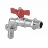 Robinet puisage BS racc nez poignée papillon 1/2" 3/4"