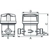 Compteur divisionnaire eau froide AQUADIS - ITRON : AQUAP15110EMB