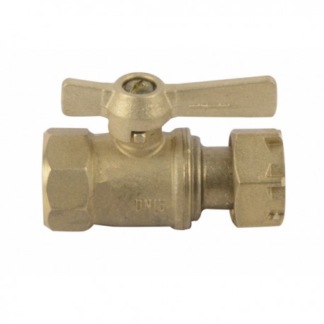 Robinet d'arrêt compteur droit F3/4"xFT3/4"