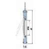 Clapet simple battant sandwich acier zingué DN100 - SFERACO : 364100