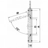 Clapet simple battant sandwich acier inox FKM DN80 - DIFF