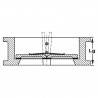 Clapet double battant fonte DN100 - SFERACO : 370100