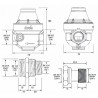 Réducteur ISOBAR multifileté 1/2" à 3/4" - ITRON : ISOPLUSMG