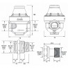 Réducteur ISOBAR multifileté 1/2" à 3/4" - ITRON : ISOPLUSCCMG