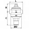 Réducteur de pression RINOX F1"1/2 - RBM : 00510870