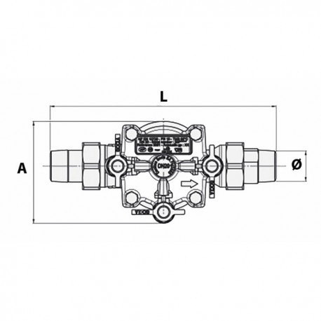 Disconnettore BA2860 DN32 - SOCLA WATTS : 149B3883