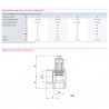 Soupape sanitaire 7b molette F1" x F1"1/4 - GOETZE : 651MWNK-25-F/F-2 7B
