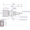 Thermistance - DIFF pour Chaffoteaux : 61000733