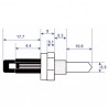 Thermistance - DIFF pour Chaffoteaux : 60084021