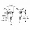 Robinet flotteur bâti support  - GROHE : 37095000