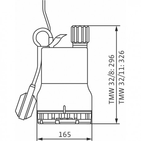 Pompe submersible TMW 32/11  - WILO : 4048414