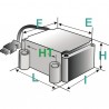 Transformateur d'allumage ZA 20 100 E91 : WZG01/V - DIFF pour Weishaupt : 603126