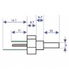 Sonde NTC  (X 2) - DIFF pour Baxi-Roca : 122155310