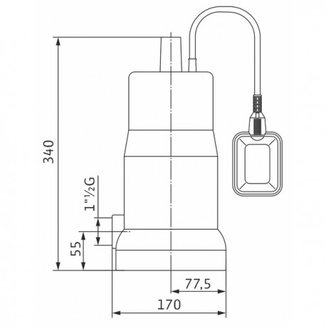 Pompe Initial DRAIN 10-7 - WILO : 4168021