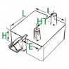 Transformateur d'allumage BTL 3 - DIFF pour Baltur : 0005020044