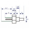 Sonde température - DIFF pour Chaffoteaux : 998458-01