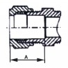 Raccord à olive droit F3/8" x tube 8mm (X 2)