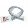 Flexible fioul F3/8"xF3/8" droit L1000mm (X 2)