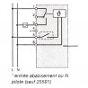 Thermostat simple électronique - HAGER : 25513