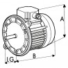 Moteur de brûleur 135 2 370 TV