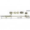 Thermocouple 7 raccords grande cuisine L1500mm