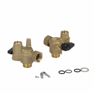 Robinets départ/retour chauffage - DE DIETRICH : 7684680