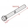 Anode 3/4" - Ø22 x L300 mm - DIFF