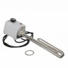 Résistance thermoplongeur solaire, bouchon 1" 1/2 inox 3.0kW, MONO TPSU